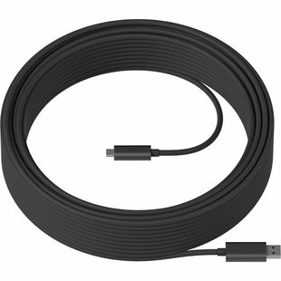 USB A zu USB-C-Kabel Logitech Strong USB 3.1 Cable Schwarz