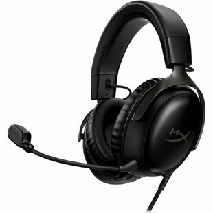 Kopfhörer mit Mikrofon Hyperx 727A8AA Schwarz