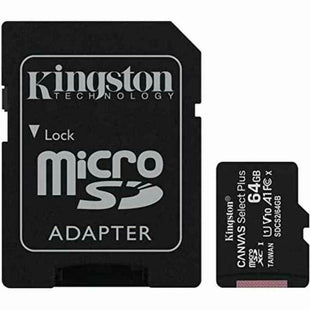 Mikro SD Speicherkarte mit Adapter Kingston SDCS2/64GB 64 GB