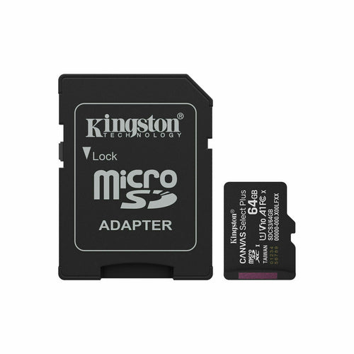 Mikro SD Speicherkarte mit Adapter Kingston SDCS3/64GB 64 GB