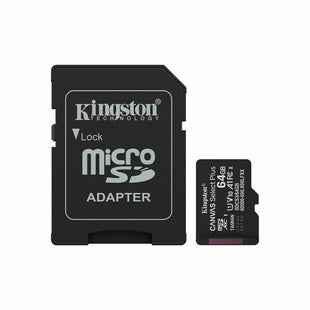 Mikro SD Speicherkarte mit Adapter Kingston CANVAS Select Plus 64 GB