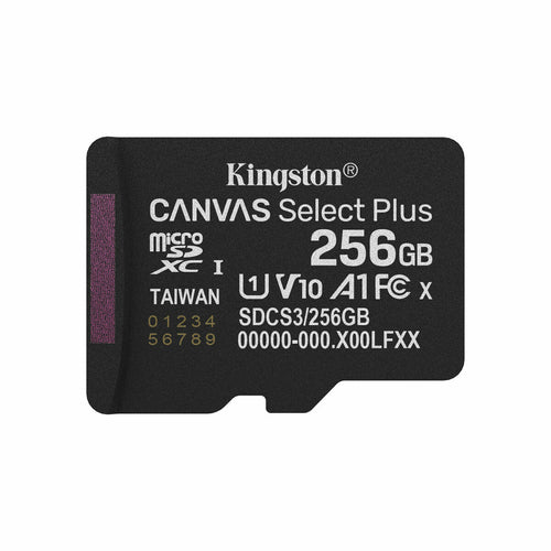 Mikro SD Speicherkarte mit Adapter Kingston 256 GB