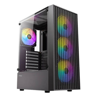 ATX Semi-Tower Gehäuse Antec AX27 RGB Schwarz