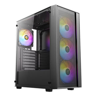 ATX Semi-Tower Gehäuse Antec 0-761345-10206-3 Schwarz