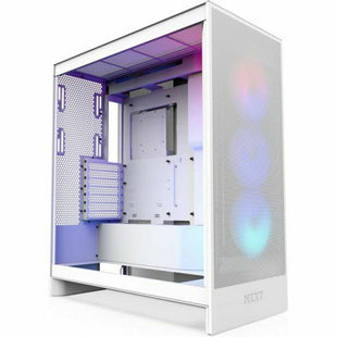 ATX Semi-Tower Gehäuse NZXT H7 Flow RGB Midi Weiß