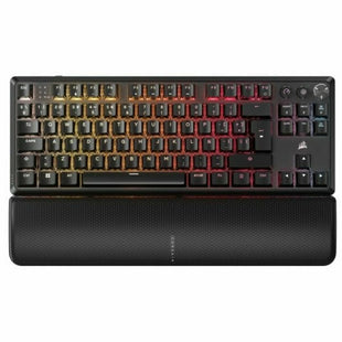 Drahtlose Tastatur Corsair CH-914901E-ES Schwarz Qwerty Spanisch