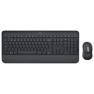 Tastatur mit Drahtloser Maus Logitech MK650 Graphit Englisch QWERTY