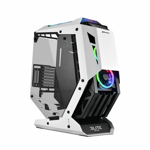 ATX Semi-Tower Gehäuse Sharkoon ELITE SHARK CA700 LED RGB Schwarz/Weiß Weiß