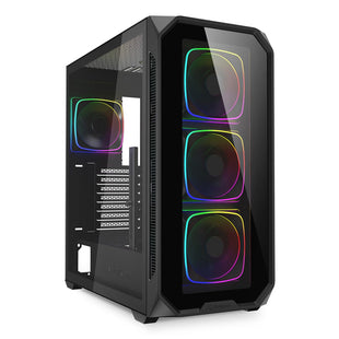 ATX Semi-Tower Gehäuse Sharkoon AK5G RGB Schwarz