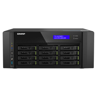 NAS-Netzwerk-Speicher Qnap TS-H1290FX-7232P-64G Schwarz