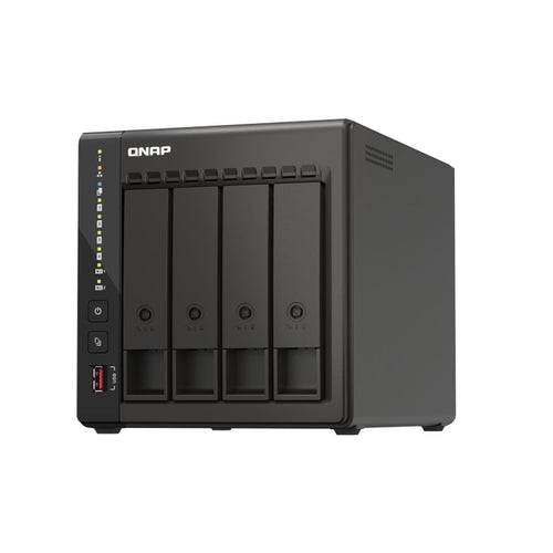 NAS-Netzwerk-Speicher Qnap TS-453E Schwarz Intel Celeron J6412