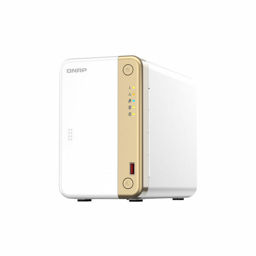 NAS-Netzwerk-Speicher Qnap TS-262 Weiß Gold Intel Celeron