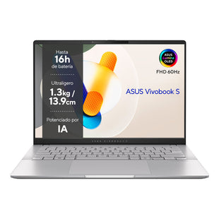 Laptop Asus VivoBook S 14 OLED M5406NA-QD082W 14" 16 GB RAM 512 GB SSD Qwerty Spanisch AMD Ryzen 5 7535HS