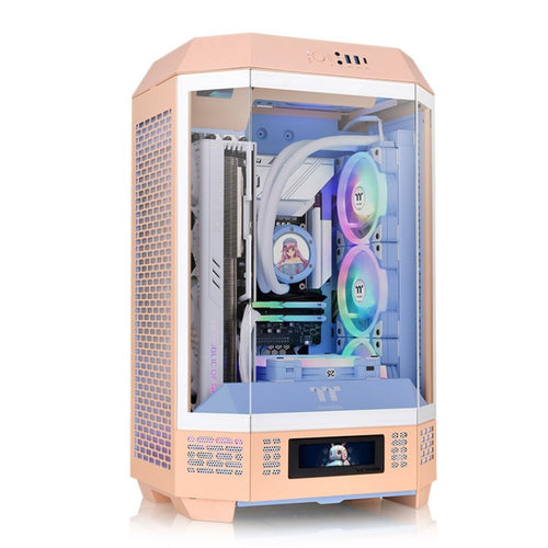 ATX Semi-Tower Gehäuse THERMALTAKE Tower 300 Peach Fuzz Pfirsich