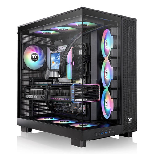 ATX Semi-Tower Gehäuse THERMALTAKE View 380 XL TG ARGB Schwarz