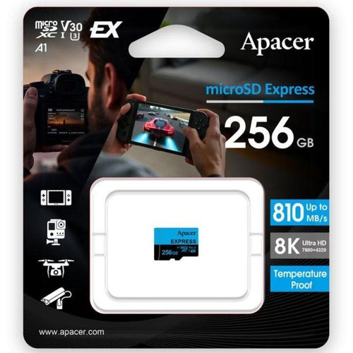 Mikro SD Speicherkarte mit Adapter Apacer UHS-I Clase 10 256 GB