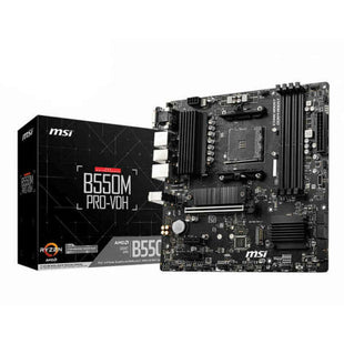 Motherboard MSI B550M  mATX AM4 AMD B550 AMD AM4