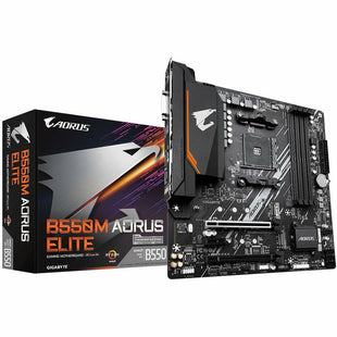 Motherboard Gigabyte B550M AORUS ELITE mATX AM4     AMD B550 AMD AMD AM4