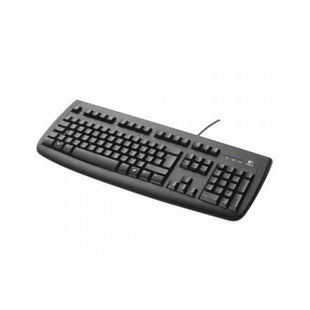 Tastatur Logitech K120 Schwarz Qwerty Spanisch QWERTY