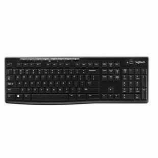 Drahtlose Tastatur Logitech K270 Schwarz Qwerty Spanisch 2.4 GHz