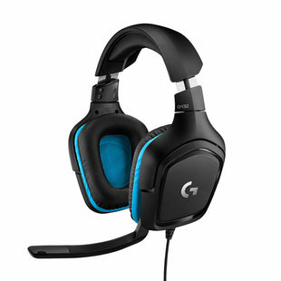 Gaming Headset mit Mikrofon Logitech 981-000770 Blau Schwarz