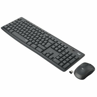 Tastatur Logitech Schwarz QWERTY