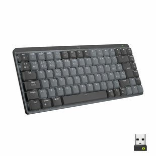 Bluetooth-Tastatur Logitech 920-010780 Englisch EEUU Schwarz Grau QWERTY Qwerty US International