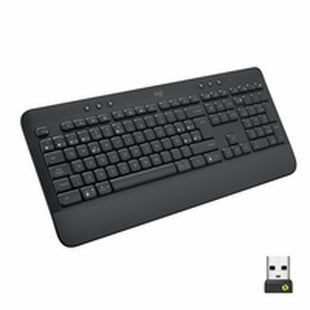 Drahtlose Tastatur Logitech Schwarz Qwerty Spanisch