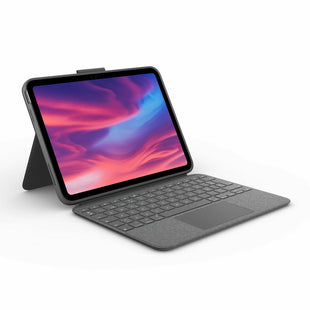 iPad-Case + Tastatur Logitech Combo Touch Grau Qwerty Spanisch