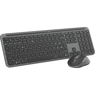 Tastatur mit Maus Logitech MK950 Graphit Qwerty Spanisch