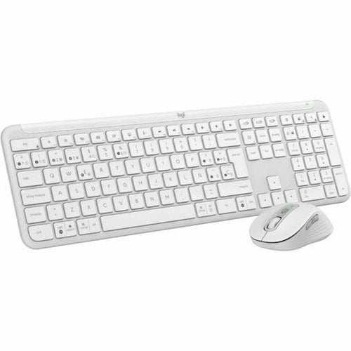 Tastatur Logitech Weiß Qwerty Spanisch QWERTY