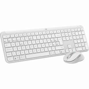 Tastatur mit Maus Logitech 920-012596 Weiß Spanisch QWERTY