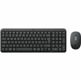 Tastatur mit Maus Logitech 920-013543 Schwarz