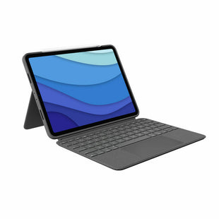 iPad-Case + Tastatur Logitech 920-010145 Grau QWERTY