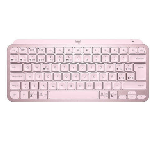 Tastatur Logitech 920-010813 Rosa Qwerty Spanisch