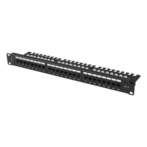 24-port UTP Kategorie 6 Steckleiste Lanberg PPU6-1124-B