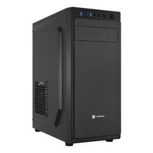 ATX Semi-Tower Gehäuse Natec Aracanta Midi Tower Schwarz
