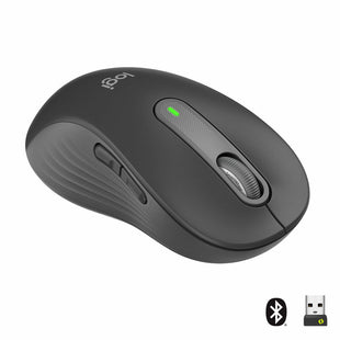 Schnurlose Mouse Logitech M650 Graphit Schwarz Grau
