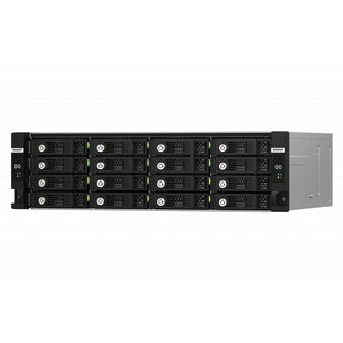 NAS-Netzwerk-Speicher Qnap TL-R1620Sdc Schwarz