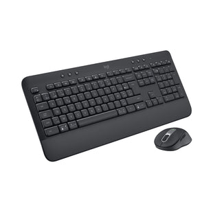 Tastatur mit Drahtloser Maus Logitech 920-011001 Schwarz Azerty Französisch