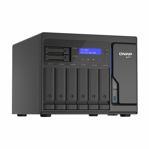 NAS-Netzwerk-Speicher Qnap TS-H886-D1602-8G Schwarz