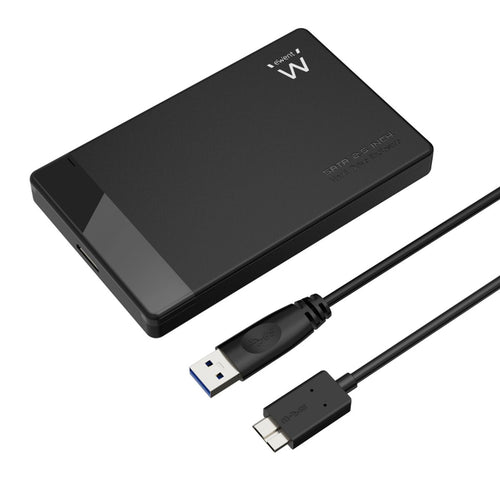 Externe Box Ewent EW7049 Schwarz 3,5"