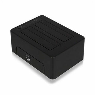 Dual-Dockstation Ewent EM7014 Dual 2.5"-3.5" USB 3.1 ABS Schwarz