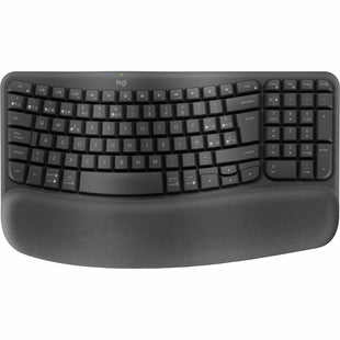 Tastatur mit Maus Logitech Graphit Stahl Qwerty Spanisch