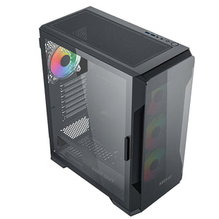 ATX Semi-Tower Gehäuse KEEP OUT XC-901 PRO Schwarz