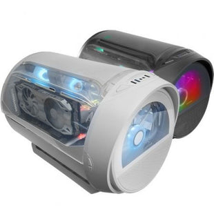 ATX Semi-Tower Gehäuse Mars Gaming MCCYLONW Weiß