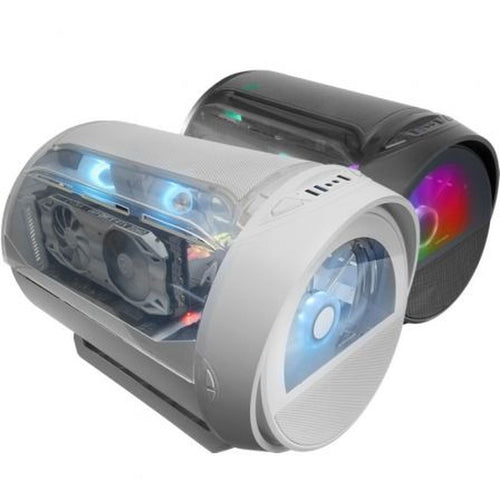 ATX Semi-Tower Gehäuse Mars Gaming MCCYLONW Weiß