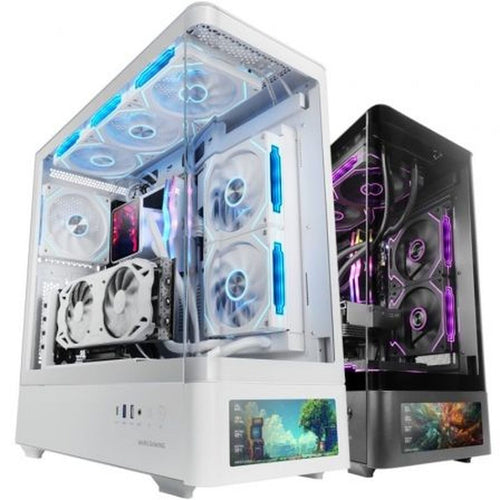 ATX Semi-Tower Gehäuse Mars Gaming MCLCDPROW Weiß