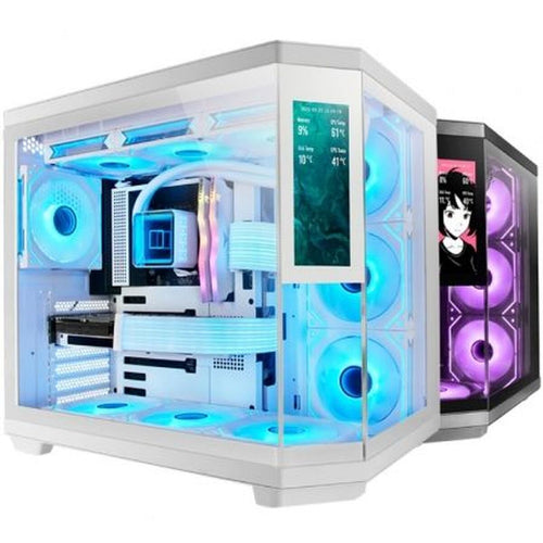 ATX Semi-Tower Gehäuse Mars Gaming MC3TCORELCDW Weiß
