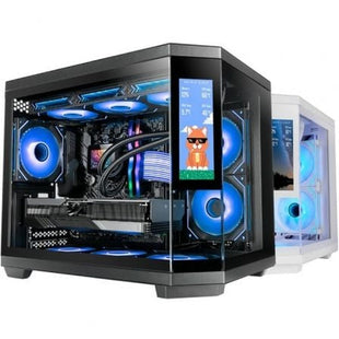ATX Semi-Tower Gehäuse Mars Gaming MC3TCORELCDM Schwarz